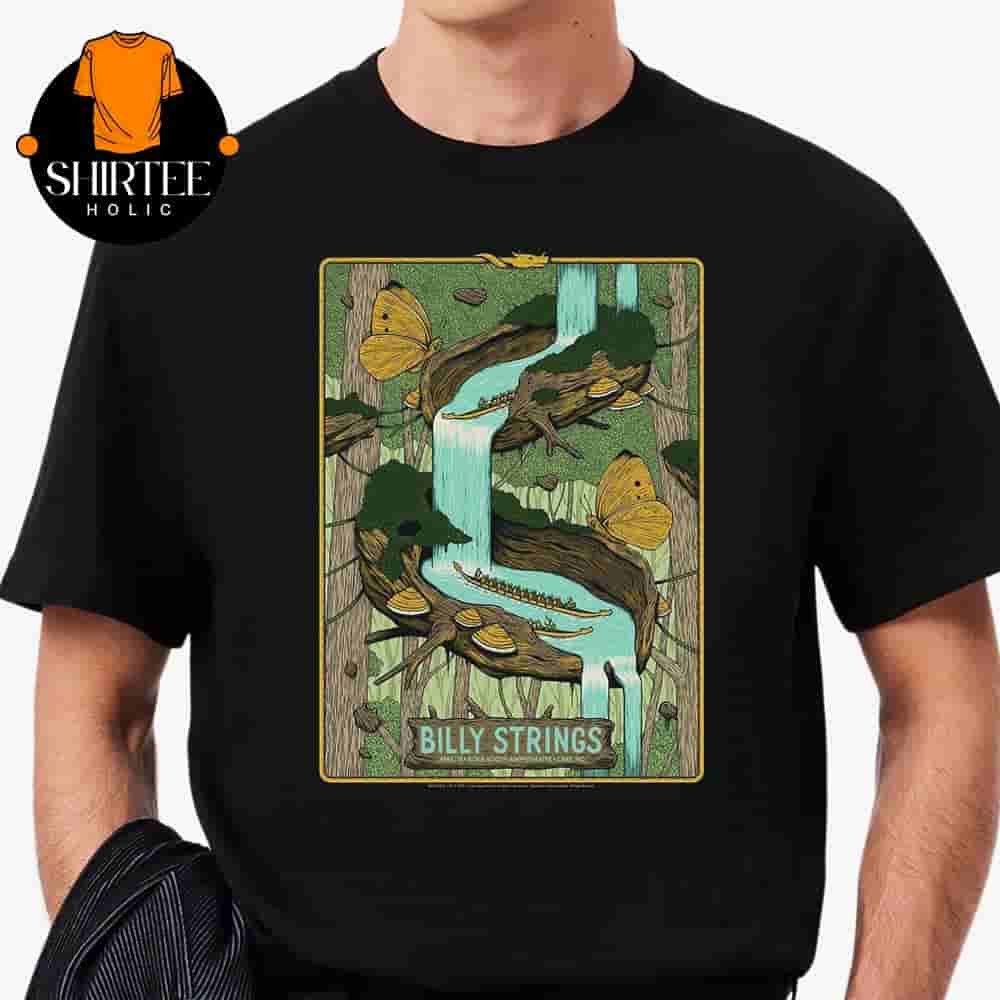 Billy Strings Event Poster At Koka Booth Amphitheatre NC On April 18th 2025 Classic T-Shirt Billy Strings Event Poster At Koka Booth Amphitheatre NC On April 18th 2025 Classic T-Shirt