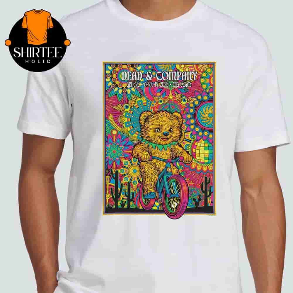 Dead And Company Event Artwork Poster At The Sphere Las Vegas On April 19th 2025 Classic T-Shirt Dead And Company Event Artwork Poster At The Sphere Las Vegas On April 19th 2025 Classic T-Shirt