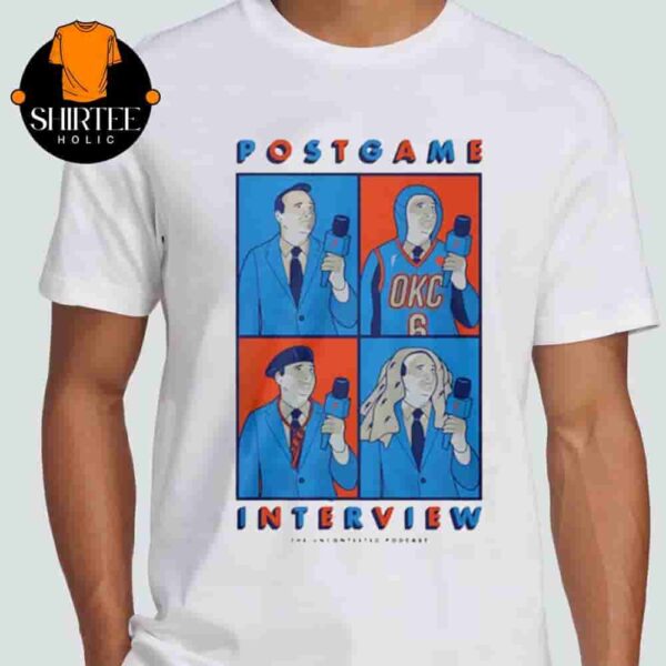 Jalen Williams Warm Up Tee Postgame Interview In Game 3 OKC Thunders Versus Memphis Grizzlies NBA Playoffs 2024-25 Classic T-Shirt