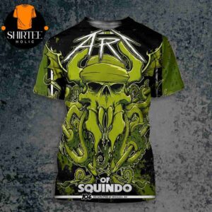Metallica M72 North America Tour 2025 Art Of Squindo At Toronto Pop Up Store On April 25th 2025 All Over Print Shirt