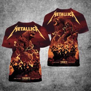 Metallica M72 World Tour 2025 First No Repeat Weekend 2 Nights Combined Poster At Rogers Centre Toronto CA On April 24th And 26th 2025 All Over Print Shirt