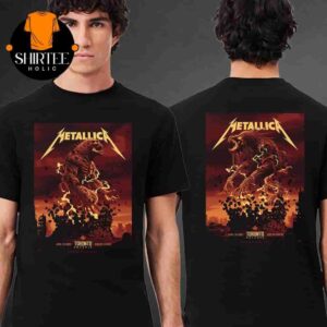 Metallica M72 World Tour 2025 First No Repeat Weekend 2 Nights Combined Poster At Rogers Centre Toronto CA On April 24th And 26th 2025 Two Sides Classic T-Shirt