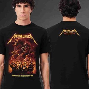 Metallica M72 World Tour 2025 First No Repeat Weekend Event Tee Merch At Pop Up Store Night 2 At Rogers Centre Toronto CA On April 26th 2025 Two Sides Classic T-Shirt
