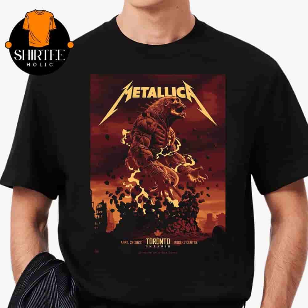 Metallica M72 World Tour 2025 First No Repeat Weekend Night 1 At Rogers Centre Toronto CA On April 24th 2025 Classic T-Shirt Metallica M72 World Tour 2025 First No Repeat Weekend Night 1 At Rogers Centre Toronto CA On April 24th 2025 Classic T-Shirt