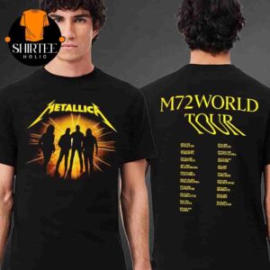 Metallica M72 World Tour 2025 Strobe Mineral City List Two Sides Classic T-Shirt