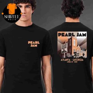 Pearl Jam Dark Matter World Tour 2025 Event Tee At Atlanta Georgia On April 29th 2025 Two Sides Classic T-Shirt