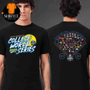 2025 NCAA Softball Women’s College World Series Oklahoma City Two Sides Classic T-Shirt