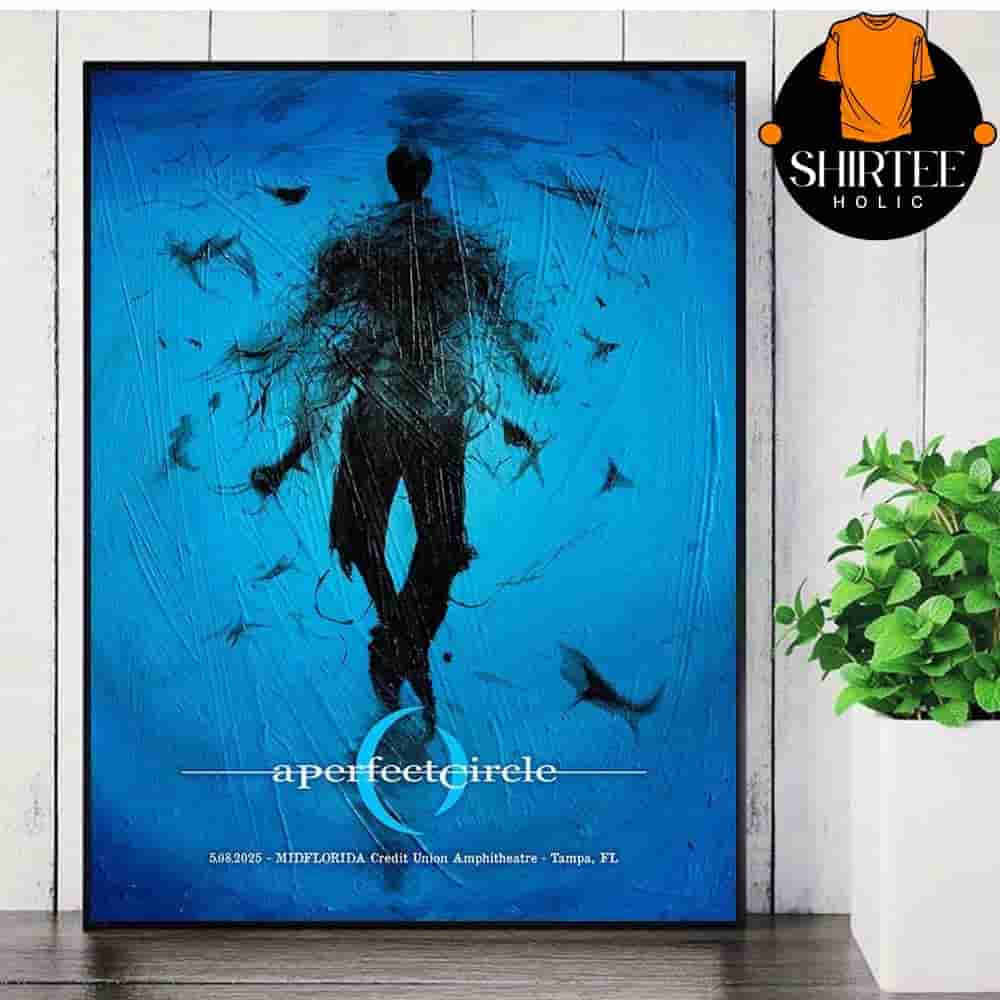 A Perfect Circle Artwork Event Poster At Midflorida Credit Union Amphitheater Tampa Florida On May 8th 2025 Wall Decor Poster Canvas A Perfect Circle Artwork Event Poster At Midflorida Credit Union Amphitheater Tampa Florida On May 8th 2025 Wall Decor Poster Canvas