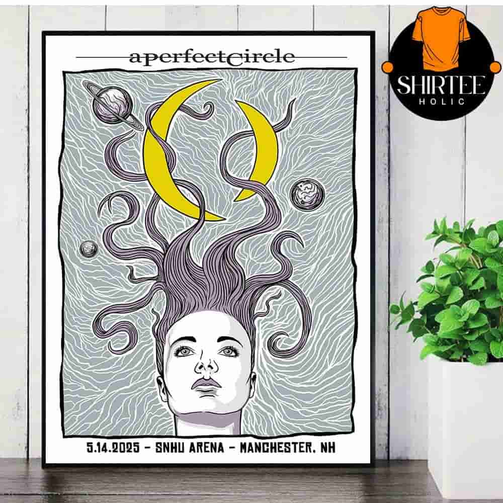 A Perfect Circle Event Poster Sessanta At Snhu Arena Manchester NH ON May 14th 2025 Wall Decor Poster Canvas A Perfect Circle Event Poster Sessanta At Snhu Arena Manchester NH ON May 14th 2025 Wall Decor Poster Canvas