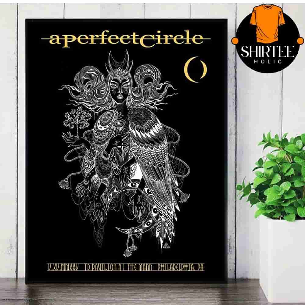A Perfect Circle Event Poster Sessanta At TD Pavillion At The Mann Philadelphia PA ON May 15th 2025 Wall Decor Poster Canvas A Perfect Circle Event Poster Sessanta At TD Pavillion At The Mann Philadelphia PA ON May 15th 2025 Wall Decor Poster Canvas
