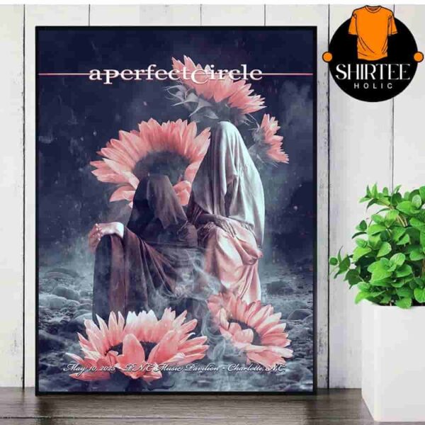 A Perfect Circle Event Poster Sessanta At PNC Music Pavilion Charlotte NC On May 10th 2025 Wall Decor Poster Canvas
