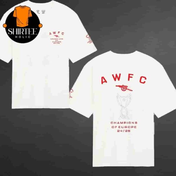 Arsenal Women FC UEFA Women’s Champions League Winners Tee Merch Limited Classic T-Shirt