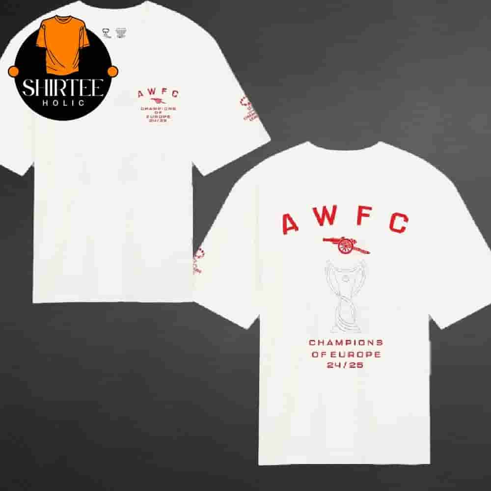 Arsenal Women FC UEFA Women's Champions League Winners Tee Merch Limited Classic T-Shirt Arsenal Women FC UEFA Women's Champions League Winners Tee Merch Limited Classic T-Shirt