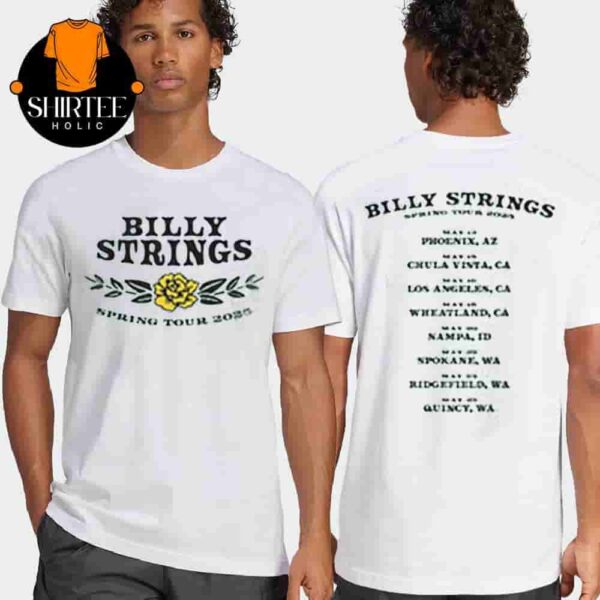 Billy Strings Spring Tour 2025 Merch Date And Places List Tee Two Sides Classic T-Shirt