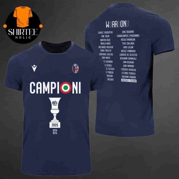Bologna Celebrativa Coppa Italia Campioni Copa Italia Champions 2025 Two Sides Classic T-Shirt