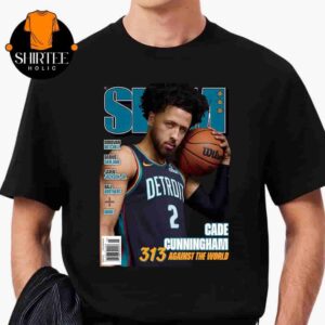 Cade Cunningham Detroit Piston 313 Against The World On The Slam 255 Cover Classic T-Shirt
