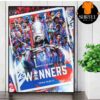 Bologna FC 1909 Coppa Italia Campioni Bologna Ha Vinto Copa Italia Champions 2025 Wall Decor Poster Canvas