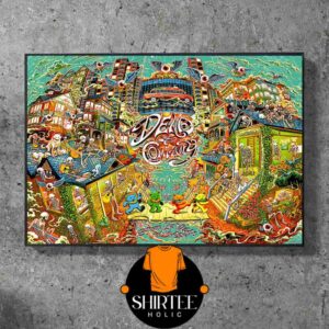 Dead And Company Event Poster At The Sphere Las Vegas Nevada On May 16th 2025 Wall Decor Poster Canvas