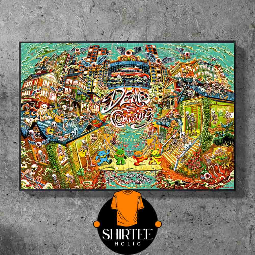 Dead And Company Event Poster At The Sphere Las Vegas Nevada On May 16th 2025 Wall Decor Poster Canvas Dead And Company Event Poster At The Sphere Las Vegas Nevada On May 16th 2025 Wall Decor Poster Canvas