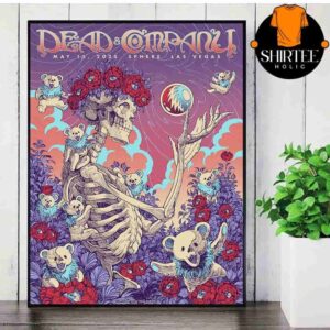 Dead And Company Event Poster At The Sphere Las Vegas On May 14th 2025 Wall Decor Poster Canvas