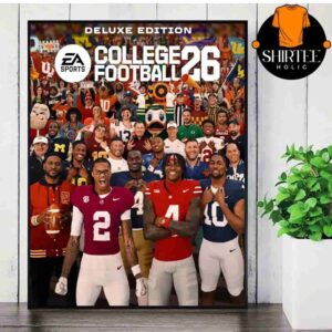 EA College Football 26 Cover Deluxe Edition Coming On July 10th 2025 Wall Decor Poster Canvas