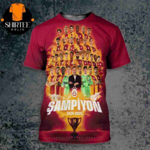 Galatasaray SK Turkiye Kupasi Sampiyonu 2024-2025 Turkish Cup Champion All Over Print Shirt