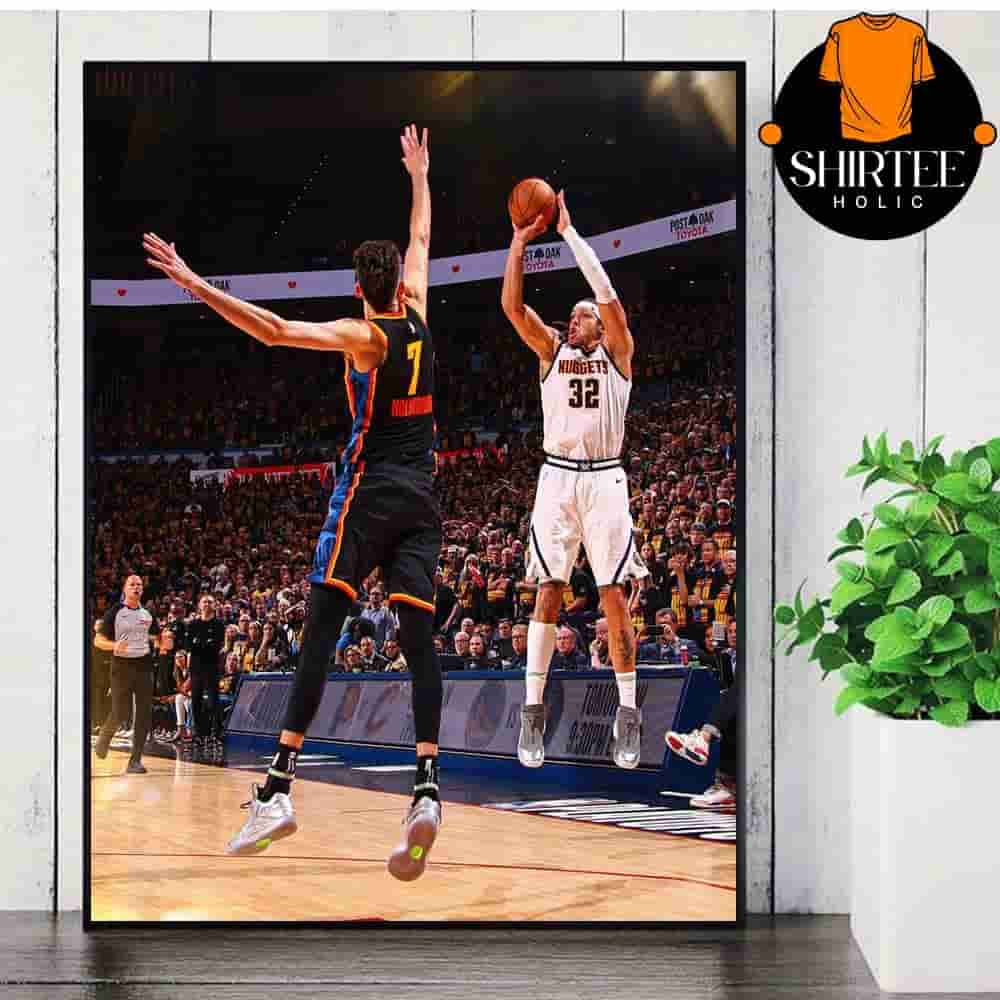 Game Winning Shot Of Aaron Gordon Over Chet Holmgren To Get First Win For Nuggets In Series Versus Thunders Wall Decor Poster Canvas Game Winning Shot Of Aaron Gordon Over Chet Holmgren To Get First Win For Nuggets In Series Versus Thunders Wall Decor Poster Canvas