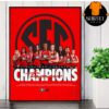 Georgia Bulldogs Are 2025 NCAA D1 Women’s Tennis National Champions Wall Decor Poster Canvas