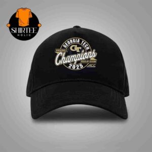 Georgia Tech Yellow Jackets 2025 ACC Baseball Regular Season Champions Classic Hat Cap Snapback