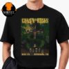 Guns N Roses World Tour 2025 Artwork Poster Black And White Edition At Bangkok TH On May 13th 2025 Classic T-Shirt