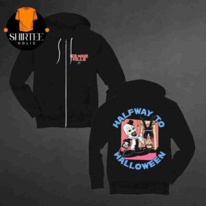 Ice Nine Kills Half Way To Halloween Cut In Half Way To Halloween Zip Hoodie