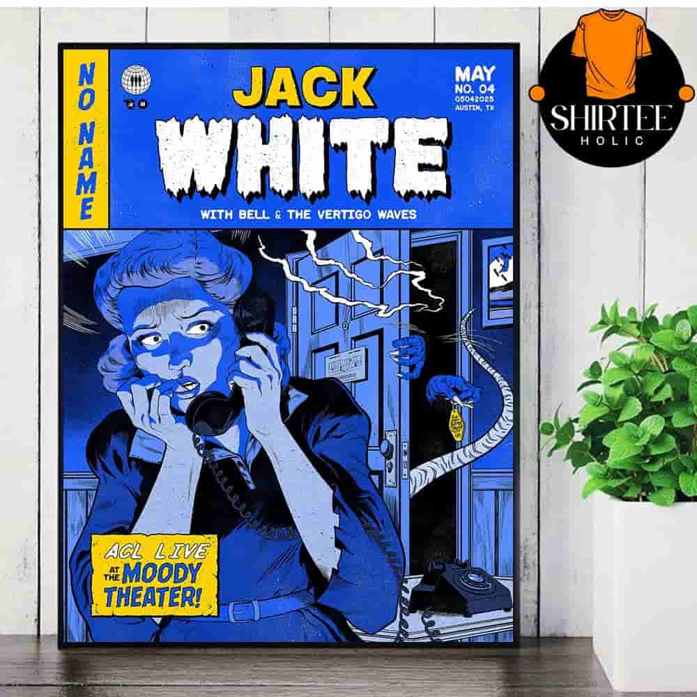 Jack White Event Poster ACL Live At The Moody Theater Austin TX On May 4th 2025 Wall Decor Poster Canvas Jack White Event Poster ACL Live At The Moody Theater Austin TX On May 4th 2025 Wall Decor Poster Canvas
