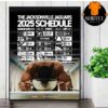Denver Broncos Official 2025 NFL Schedule Season 2025-2026 Wall Decor Poster Canvas