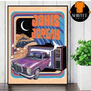 Janis Joplin Artwork Poster Pearl 50th Anniversary Screenprints Wall Decor Poster Canvas