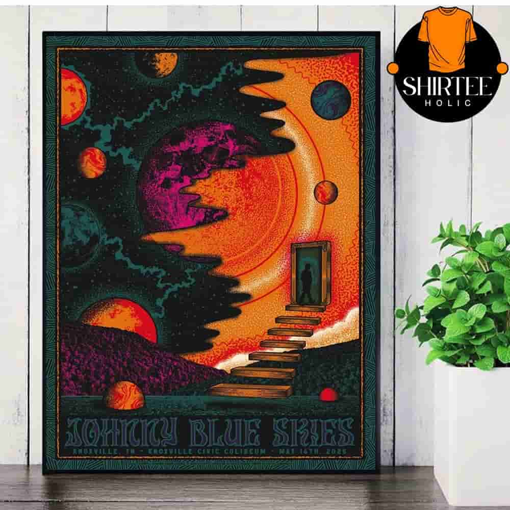 Johnny Blue Skies Event Poster At Khoiville Civic Coliseum Khoiville TN On May 16th 2025 Wall Decor Poster Canvas Johnny Blue Skies Event Poster At Khoiville Civic Coliseum Khoiville TN On May 16th 2025 Wall Decor Poster Canvas