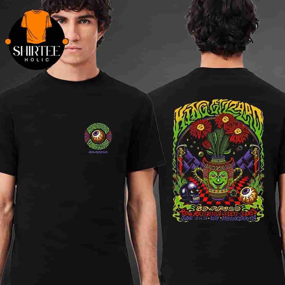 King Gizzard And The Lizard Wizard Event Tee 3 Sets 3 Days At Roo Residency Manchester TN On June 13-14-15 2025 Two Sides Classic T-Shirt King Gizzard And The Lizard Wizard Event Tee 3 Sets 3 Days At Roo Residency Manchester TN On June 13-14-15 2025 Two Sides Classic T-Shirt
