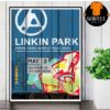 Linkin Park From Zero 2025 Tour Grand Rapids Poster At Vanadel Arena MI On May 1st Wall Decor Poster Canvas