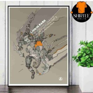 Linkin Park From Zero 2025 Tour Greenville Poster At Bon Scours Wellness Arena SC On May 8th Wall Decor Poster Canvas