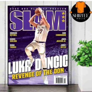 Luka Doncic Los Angeles Lakers On Slam 255 Cover Revenge Of The Don Wall Decor Poster Canvas
