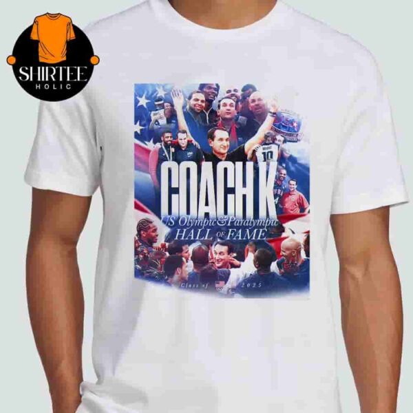 Mike Krzyzewski Coach K US Olympic And Paralympic Hall Of Fame Class Of 2025 Classic T-Shirt