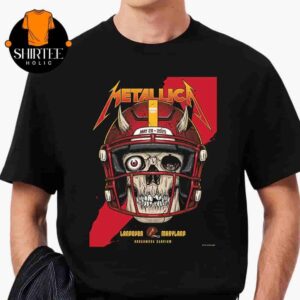 Metallica M72 Landover North American Tour 2025 Event Pop Up Poster At Northwest Stadium Maryland On May 28th 2025 Classic T-Shirt
