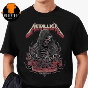 Metallica M72 Landover North American Tour 2025 Venue Poster At Northwest Stadium Maryland On May 28th 2025 Classic T-Shirt