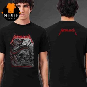 Metallica M72 North America Tour 2025 Event Pop Up At Nissan Stadium Nashville TN On May 1st 2025 Two Sides Classic T-Shirt