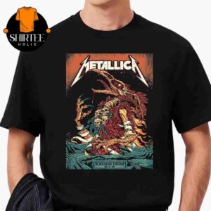 Metallica M72 North America Tour 2025 Event Pop Up Poster At Blacksburg Virginia On May 7th 2025 Classic T-Shirt