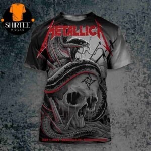 Metallica M72 North America Tour 2025 Event Pop Up Poster At Nissan Stadium Nashville TN On May 1st 2025 All Over Print Shirt