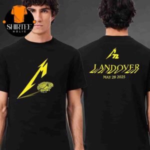 Metallica M72 North America Tour 2025 Landover Tee Pop Up Store At Northwest Stadium Maryland On May 28th 2025 Two Sides Classic T-Shirt