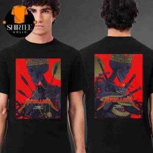Metallica M72 North America Tour 2025 Sonic Temple Festival Combined Poster 2 Nights At Historic Crew Stadium Columbus OH On May 9th And 11th Two Sides Classic T-Shirt