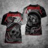 Metallica M72 North American Tour 2025 Event Pop Up Poster Night 2 At Nissan Stadium Nashville TN On May 3rd 2025 All Over Print Shirt