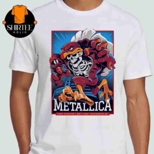 Metallica M72 North American Tour 2025 Merch Event Poster Pop Up At Lane Stadium Blacksburg VA On May 7th Classic T-Shirt