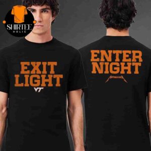 Metallica M72 North American Tour 2025 Virginia Tech Hokies Exit Light Enter Night Retro Two Sides Classic T-Shirt